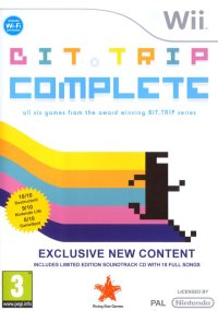 Bit Trip Complete PAL Wii PAL box art
